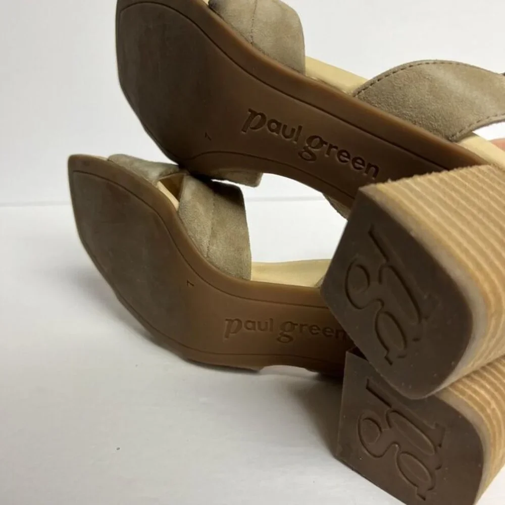 Paul Green Womens Super Soft Sandal Suede Size UK7 M US9.5